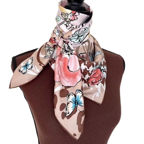 Salvatore Ferragamo Silk Scarf - Picture 6 of 7
